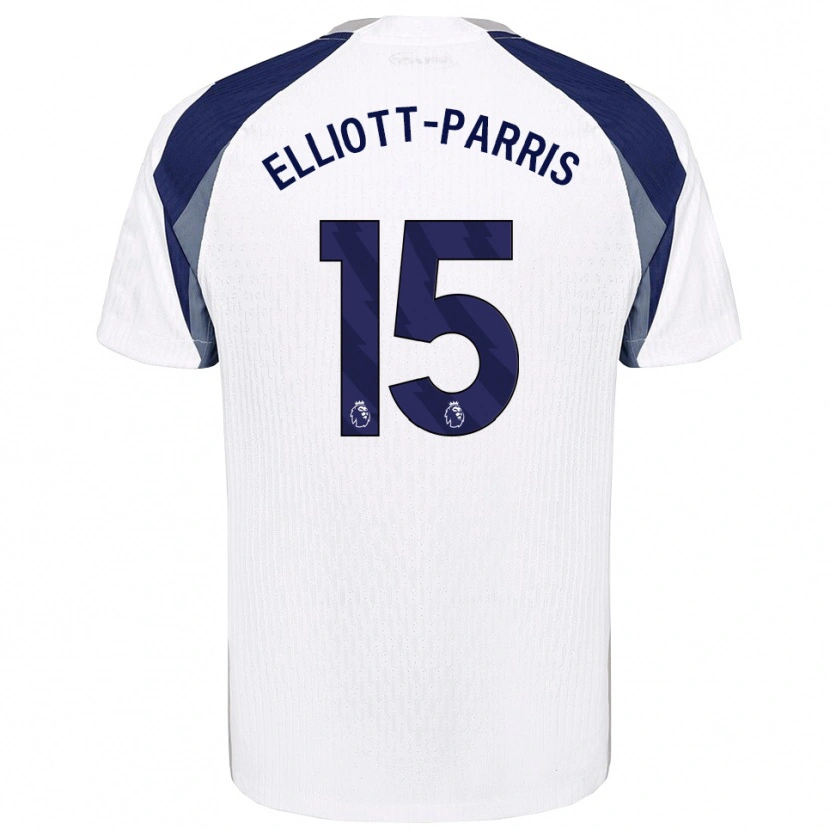 Danxen Damen Reiss Elliott-Parris #15 Weiß Marineblau Heimtrikot Trikot 2025/26 T-Shirt Österreich