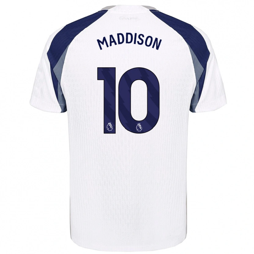 Danxen Damen James Maddison #10 Weiß Marineblau Heimtrikot Trikot 2025/26 T-Shirt Österreich