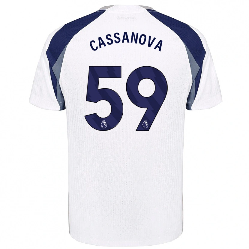 Danxen Damen Dante Cassanova #59 Weiß Marineblau Heimtrikot Trikot 2025/26 T-Shirt Österreich