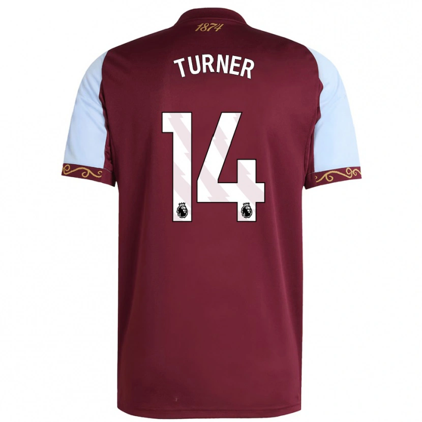 Danxen Damen Danielle Turner #14 Burgunderrot Himmelblau Heimtrikot Trikot 2025/26 T-Shirt Österreich