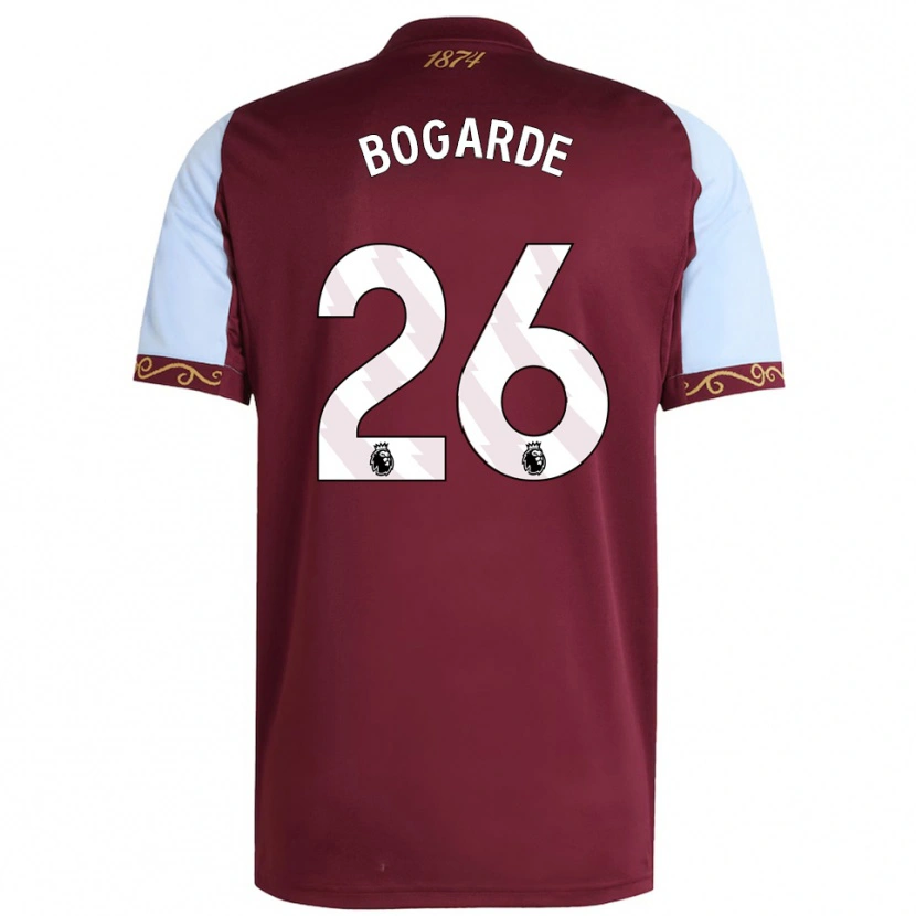 Danxen Damen Lamare Bogarde #26 Burgunderrot Himmelblau Heimtrikot Trikot 2025/26 T-Shirt Österreich