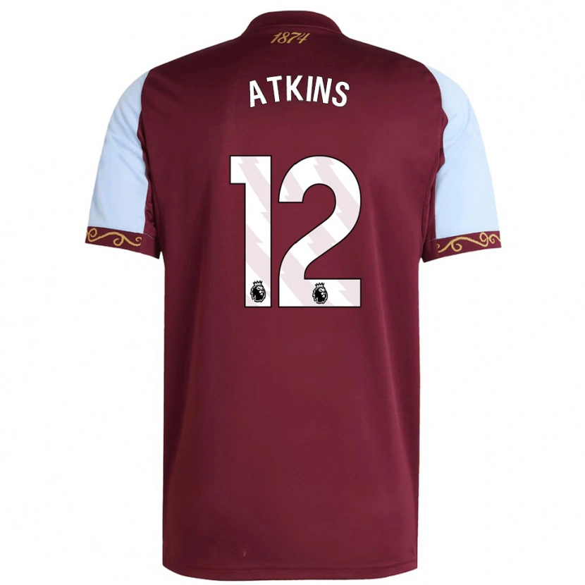 Danxen Damen Clay Atkins #12 Burgunderrot Himmelblau Heimtrikot Trikot 2025/26 T-Shirt Österreich