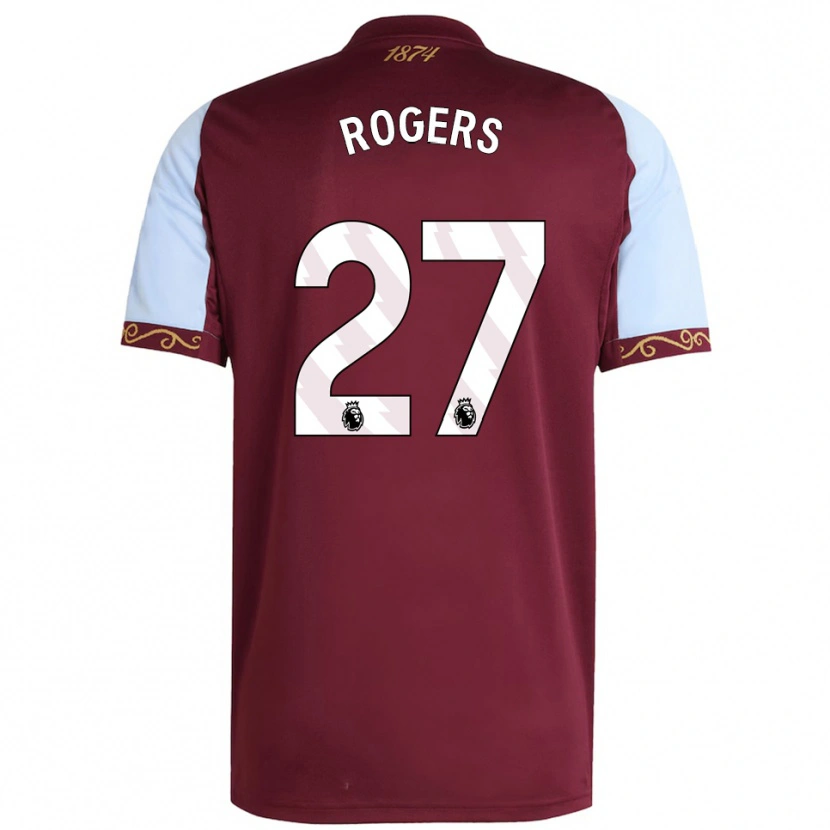 Danxen Damen Morgan Rogers #27 Burgunderrot Himmelblau Heimtrikot Trikot 2025/26 T-Shirt Österreich
