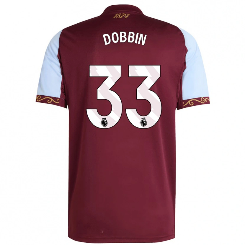 Danxen Damen Lewis Dobbin #33 Burgunderrot Himmelblau Heimtrikot Trikot 2025/26 T-Shirt Österreich