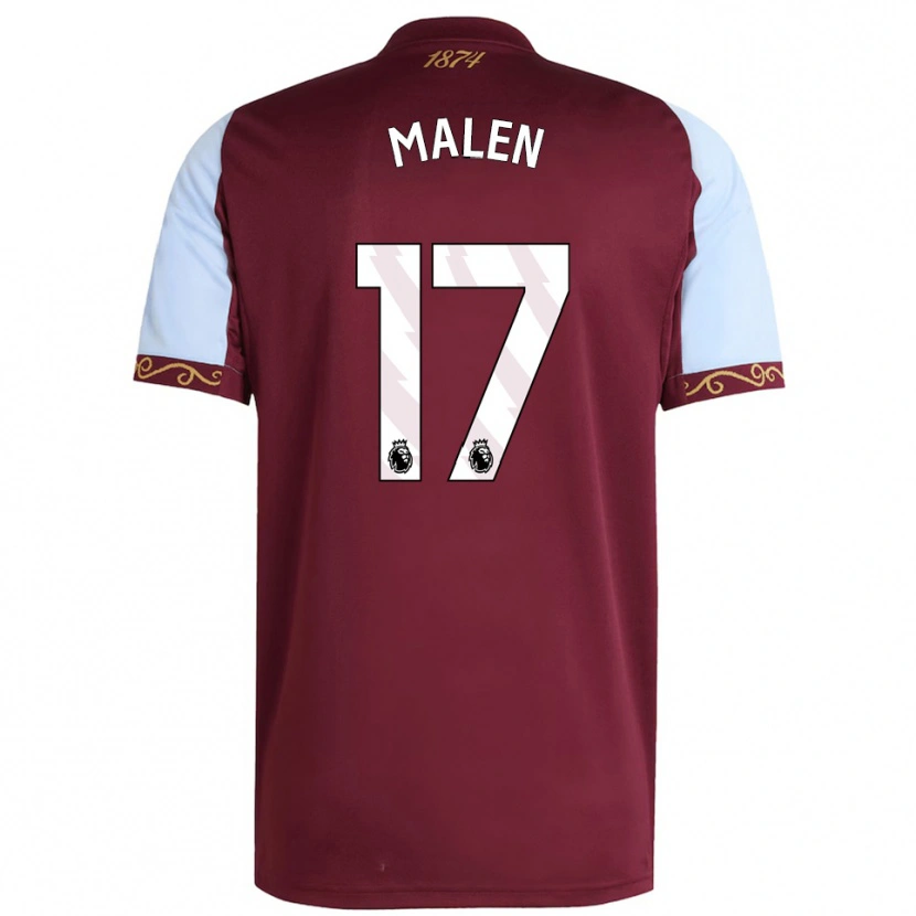 Danxen Damen Donyell Malen #17 Burgunderrot Himmelblau Heimtrikot Trikot 2025/26 T-Shirt Österreich