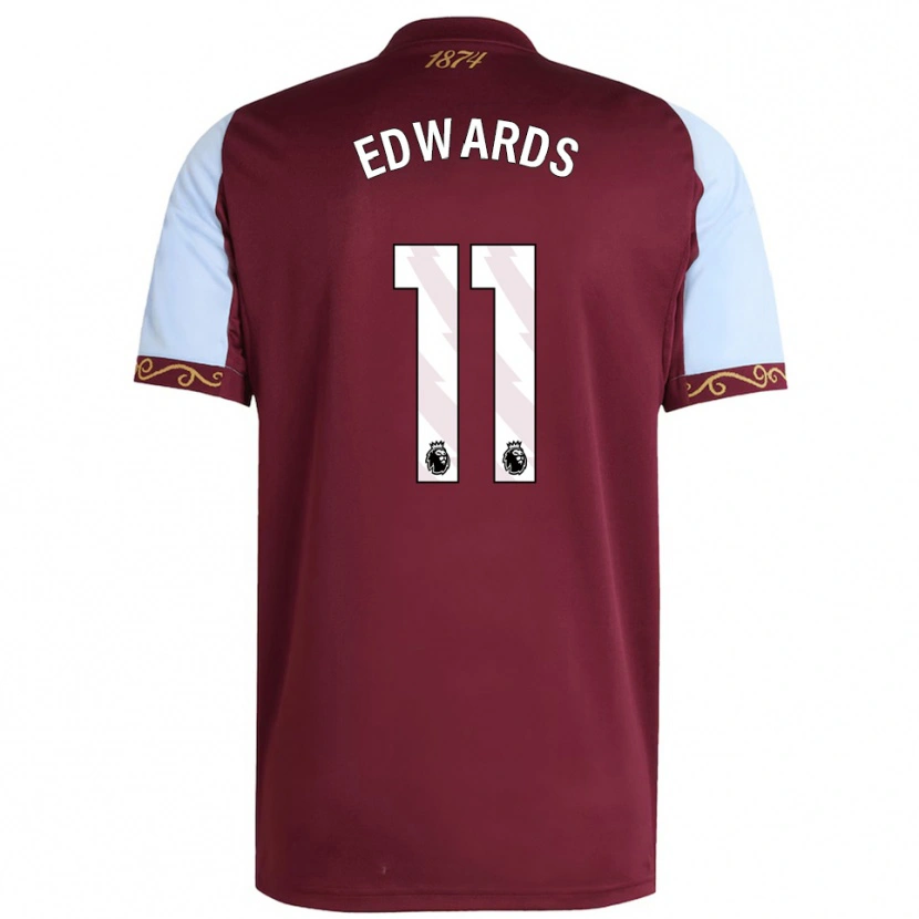 Danxen Damen I-Lani Edwards #11 Burgunderrot Himmelblau Heimtrikot Trikot 2025/26 T-Shirt Österreich