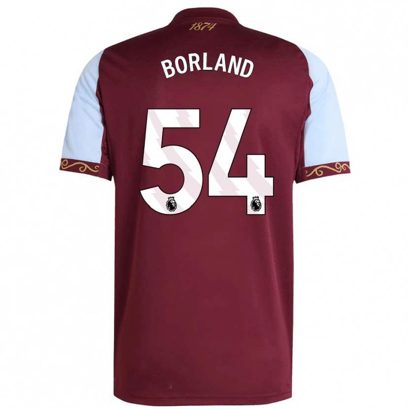 Danxen Damen Aidan Borland #54 Burgunderrot Himmelblau Heimtrikot Trikot 2025/26 T-Shirt Österreich