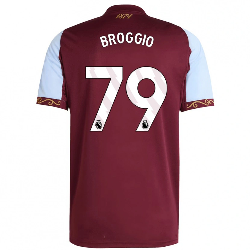 Danxen Damen Ben Broggio #79 Burgunderrot Himmelblau Heimtrikot Trikot 2025/26 T-Shirt Österreich
