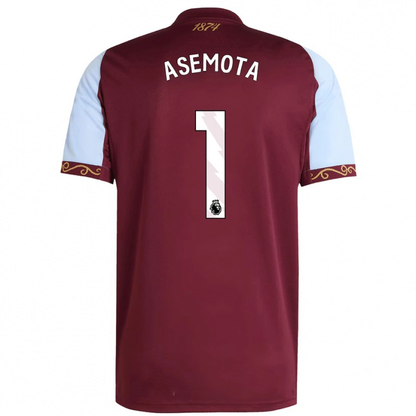 Danxen Damen Owen Asemota #1 Burgunderrot Himmelblau Heimtrikot Trikot 2025/26 T-Shirt Österreich