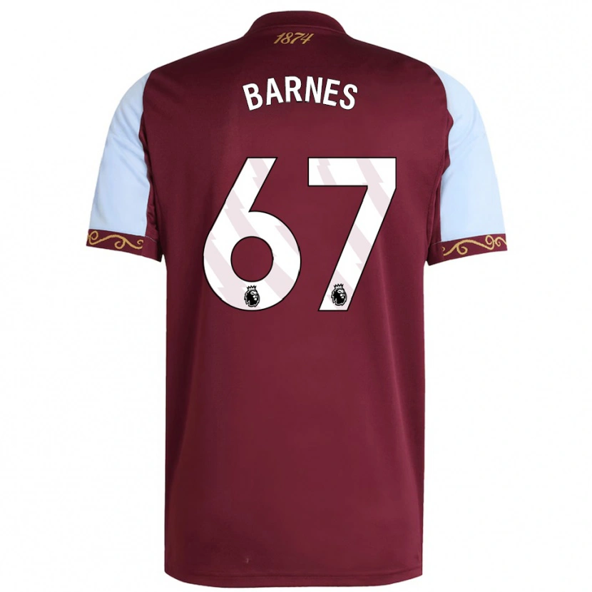 Danxen Damen Mikell Barnes #67 Burgunderrot Himmelblau Heimtrikot Trikot 2025/26 T-Shirt Österreich