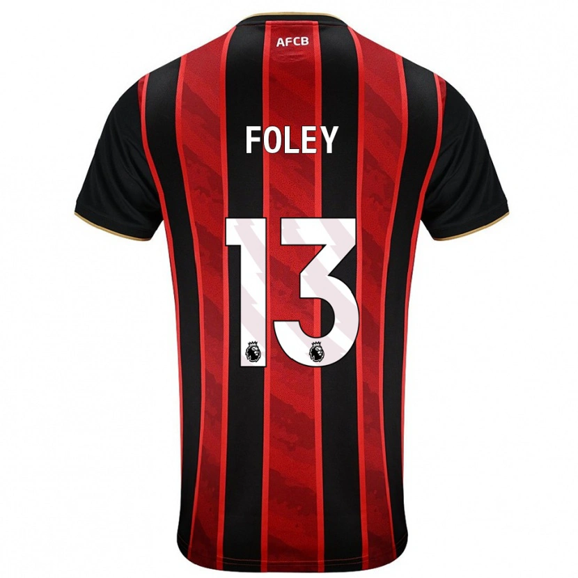 Danxen Damen Erin Foley #13 Rot Schwarz Heimtrikot Trikot 2025/26 T-Shirt Österreich