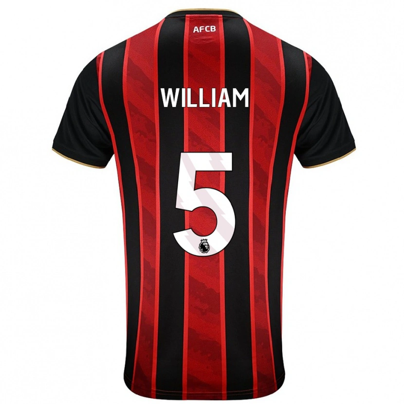 Danxen Damen Harold William #5 Rot Schwarz Heimtrikot Trikot 2025/26 T-Shirt Österreich