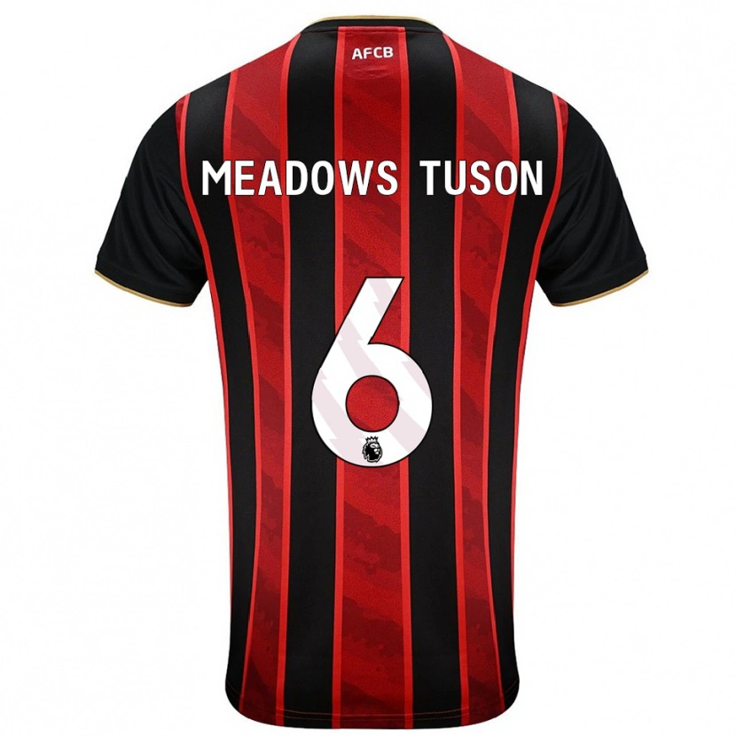 Danxen Damen Freya Meadows Tuson #6 Rot Schwarz Heimtrikot Trikot 2025/26 T-Shirt Österreich