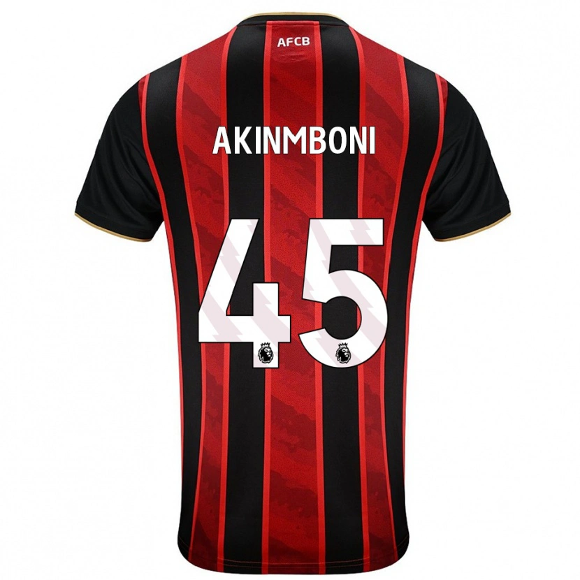 Danxen Damen Matai Akinmboni #45 Rot Schwarz Heimtrikot Trikot 2025/26 T-Shirt Österreich