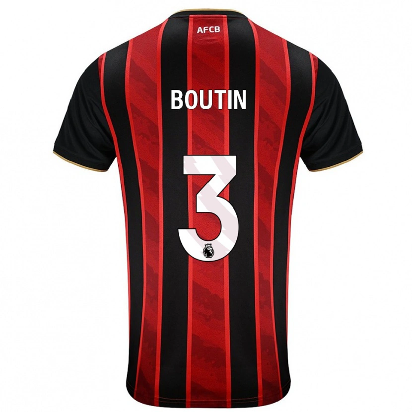 Danxen Damen Noa Boutin #3 Rot Schwarz Heimtrikot Trikot 2025/26 T-Shirt Österreich