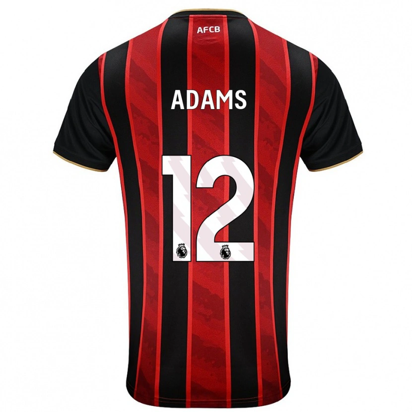 Danxen Damen Tyler Adams #12 Rot Schwarz Heimtrikot Trikot 2025/26 T-Shirt Österreich