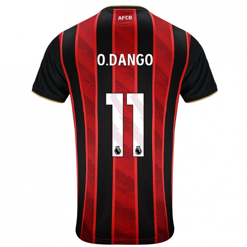 Danxen Damen Dango Ouattara #11 Rot Schwarz Heimtrikot Trikot 2025/26 T-Shirt Österreich