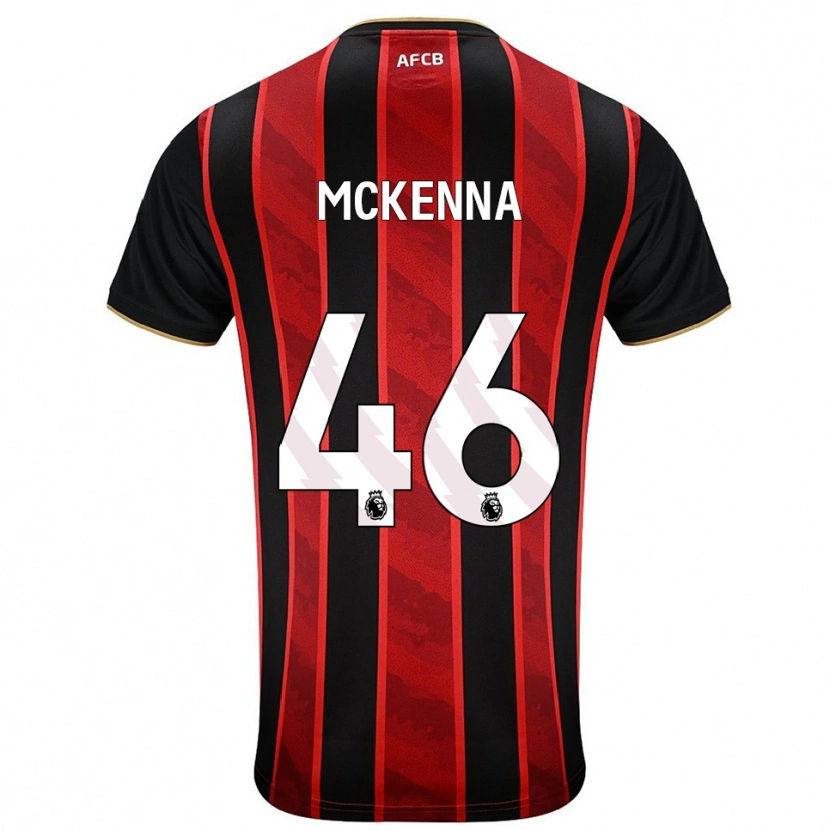 Danxen Damen Callan Mckenna #46 Rot Schwarz Heimtrikot Trikot 2025/26 T-Shirt Österreich