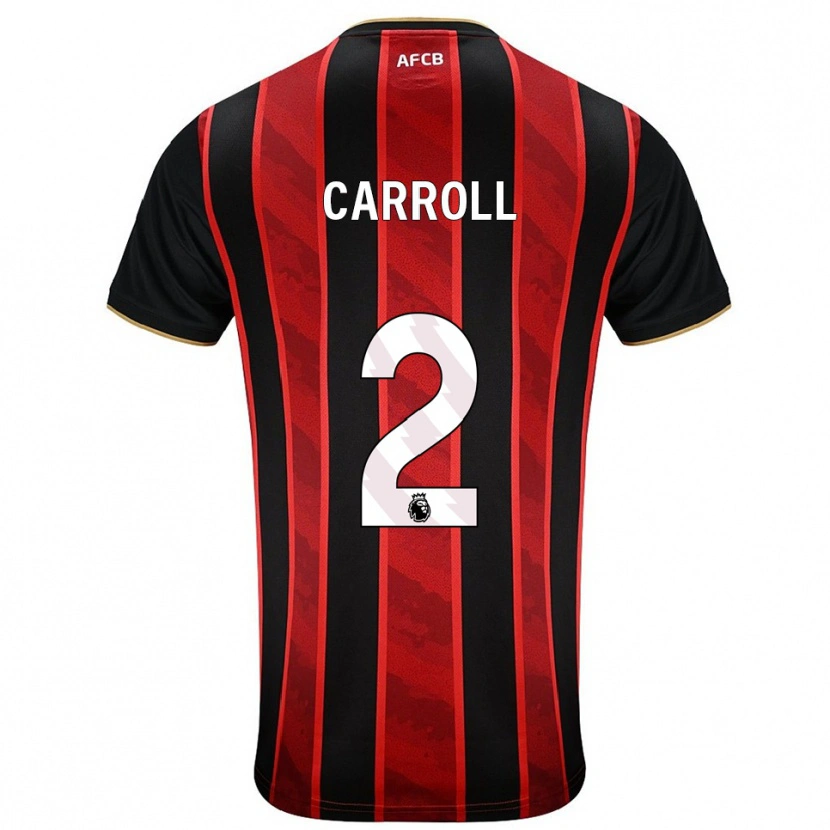 Danxen Damen Ryan Carroll #2 Rot Schwarz Heimtrikot Trikot 2025/26 T-Shirt Österreich