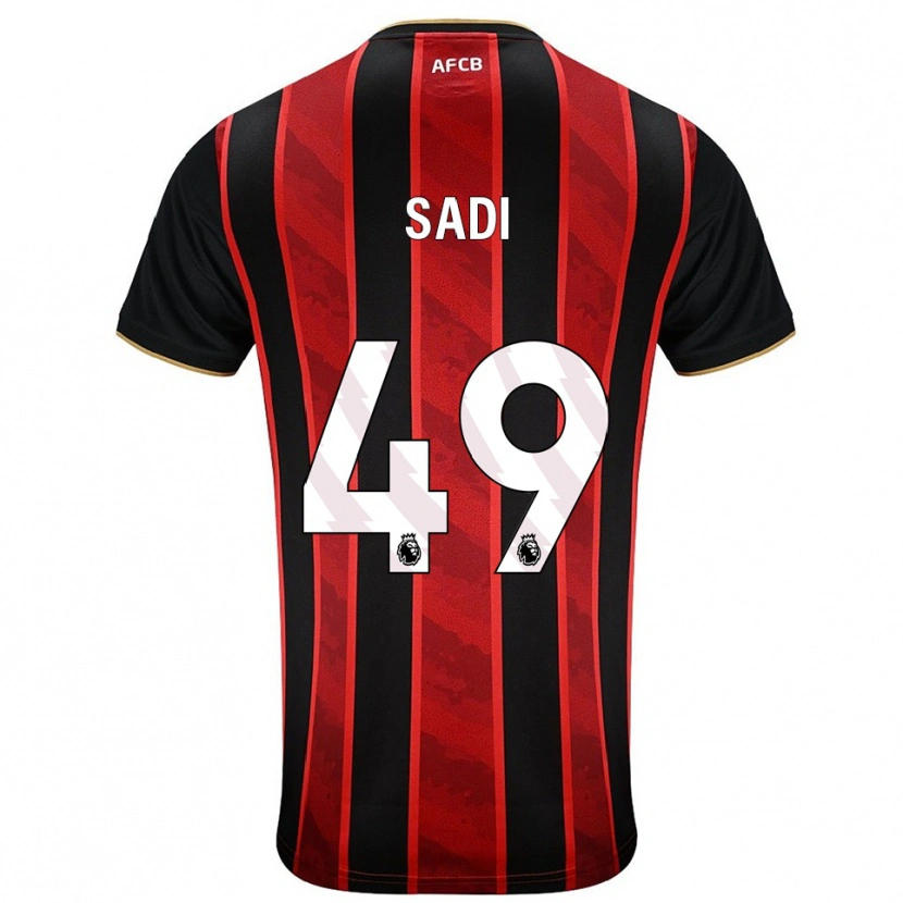 Danxen Damen Dominic Sadi #49 Rot Schwarz Heimtrikot Trikot 2025/26 T-Shirt Österreich