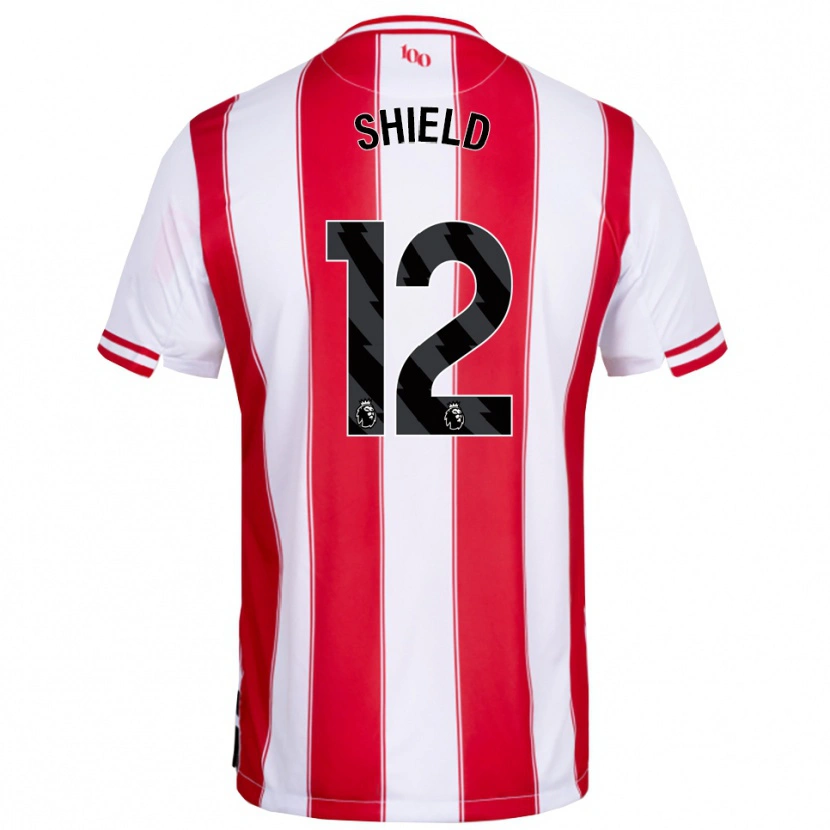 Danxen Damen Ollie Shield #12 Rot Weiß Heimtrikot Trikot 2025/26 T-Shirt Österreich