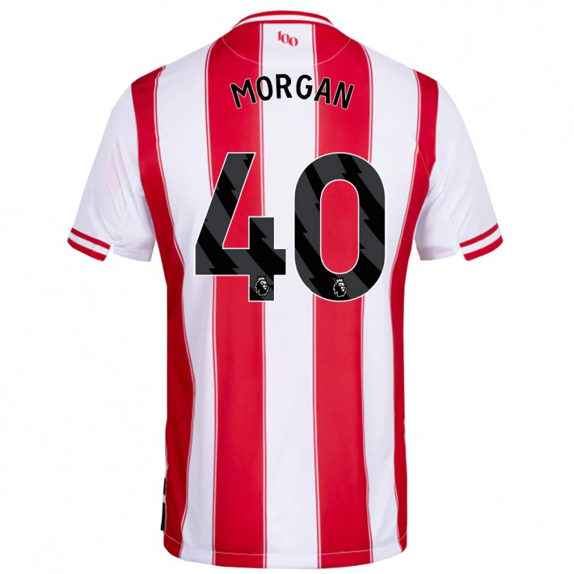 Danxen Damen Iwan Morgan #40 Rot Weiß Heimtrikot Trikot 2025/26 T-Shirt Österreich
