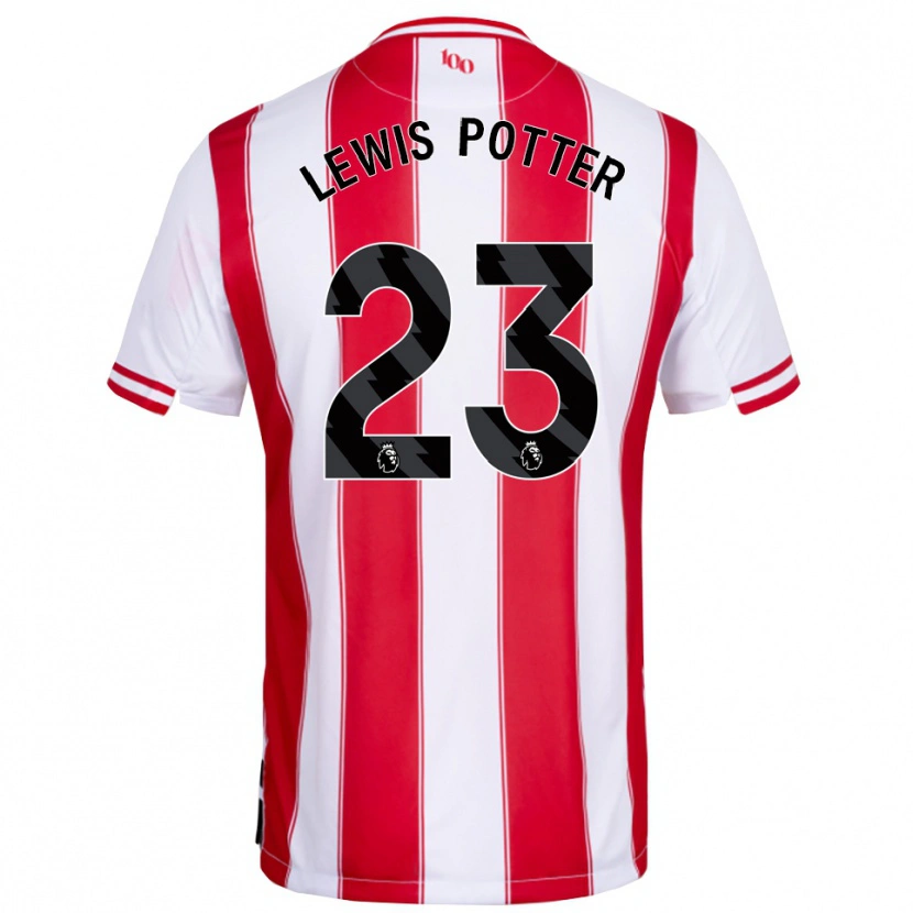 Danxen Damen Keane Lewis-Potter #23 Rot Weiß Heimtrikot Trikot 2025/26 T-Shirt Österreich