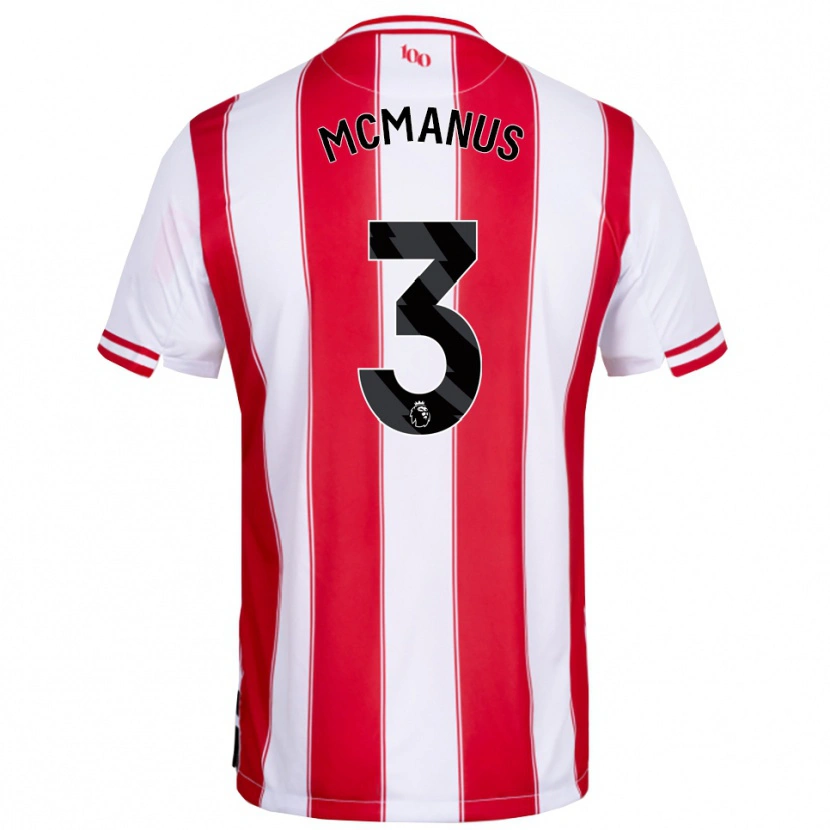 Danxen Damen Conor Mcmanus #3 Rot Weiß Heimtrikot Trikot 2025/26 T-Shirt Österreich