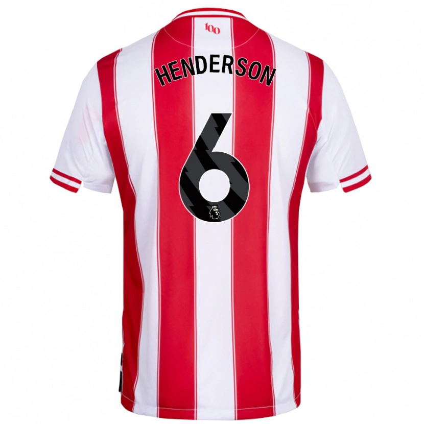 Danxen Damen Jordan Henderson #6 Rot Weiß Heimtrikot Trikot 2025/26 T-Shirt Österreich