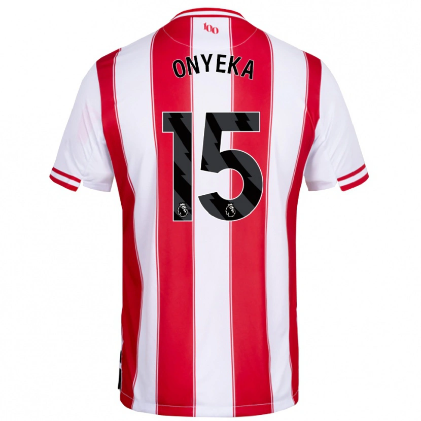 Danxen Damen Frank Onyeka #15 Rot Weiß Heimtrikot Trikot 2025/26 T-Shirt Österreich
