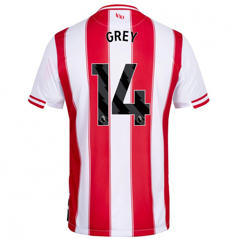 Danxen Damen Andre Grey #14 Rot Weiß Heimtrikot Trikot 2025/26 T-Shirt Österreich