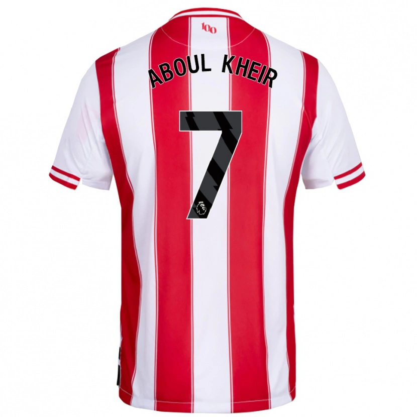 Danxen Damen Nour Aboul Kheir #7 Rot Weiß Heimtrikot Trikot 2025/26 T-Shirt Österreich