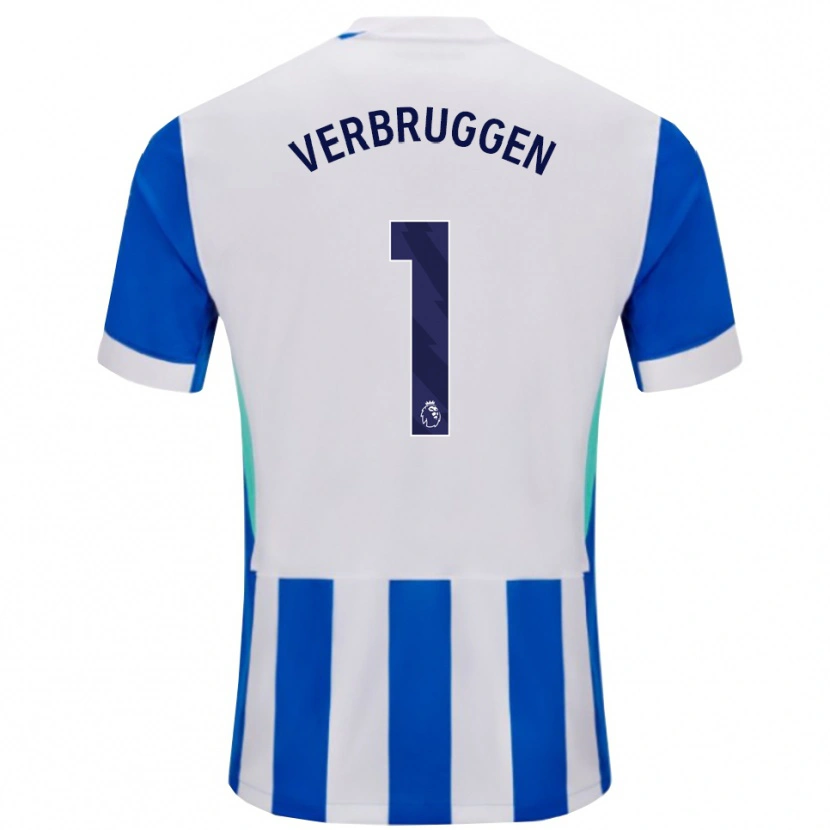 Danxen Damen Bart Verbruggen #1 Blau Weiß Heimtrikot Trikot 2025/26 T-Shirt Österreich
