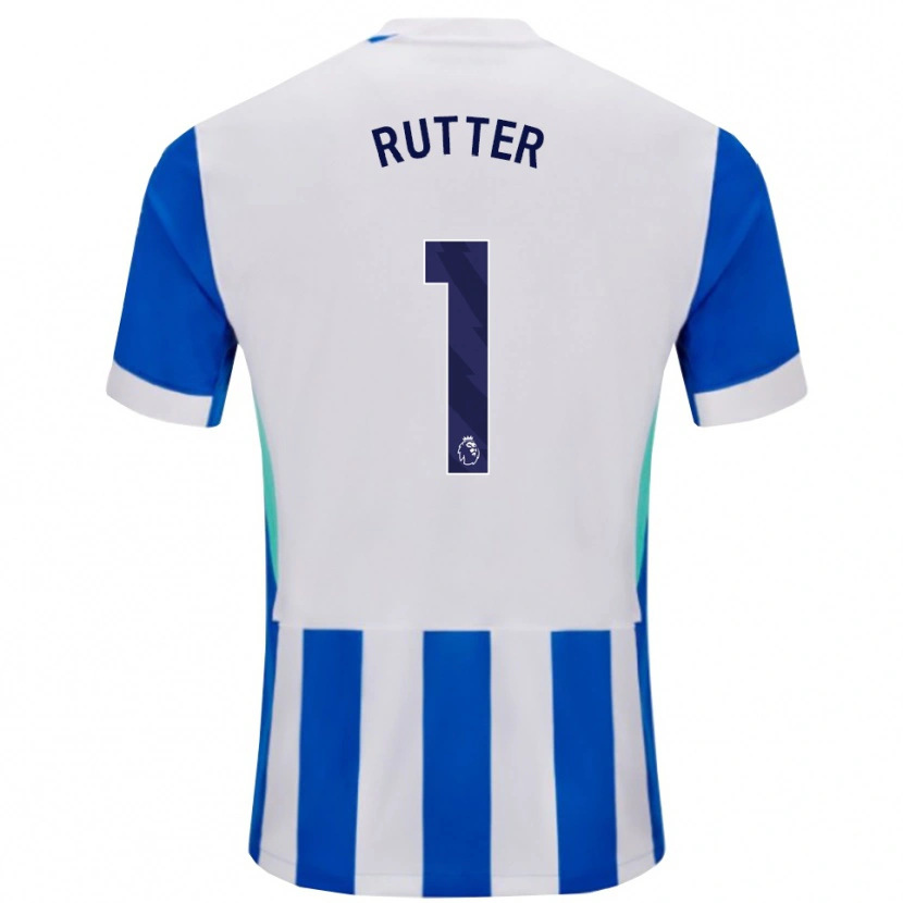 Danxen Damen William Rutter #1 Blau Weiß Heimtrikot Trikot 2025/26 T-Shirt Österreich