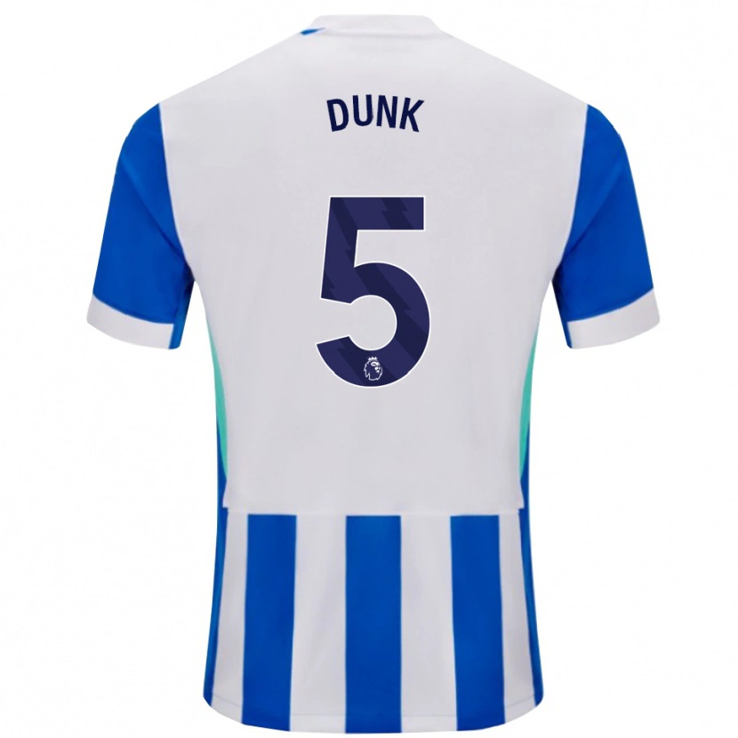Danxen Damen Lewis Dunk #5 Blau Weiß Heimtrikot Trikot 2025/26 T-Shirt Österreich
