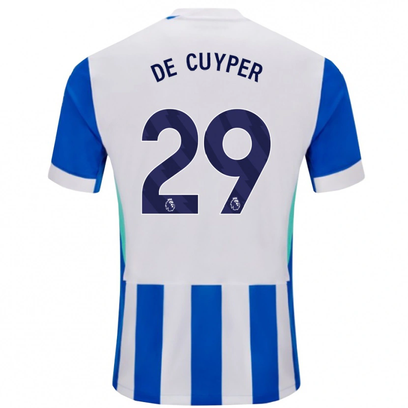 Danxen Damen Maxim De Cuyper #29 Blau Weiß Heimtrikot Trikot 2025/26 T-Shirt Österreich