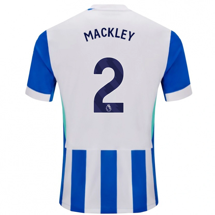 Danxen Damen Callum Mackley #2 Blau Weiß Heimtrikot Trikot 2025/26 T-Shirt Österreich