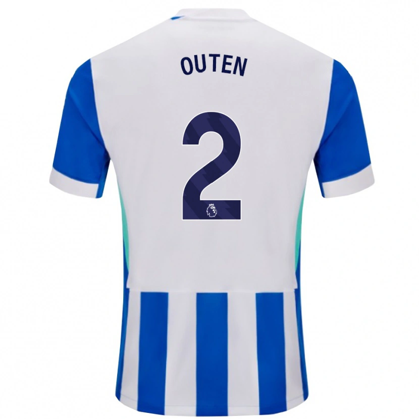 Danxen Damen Theo Outen #2 Blau Weiß Heimtrikot Trikot 2025/26 T-Shirt Österreich