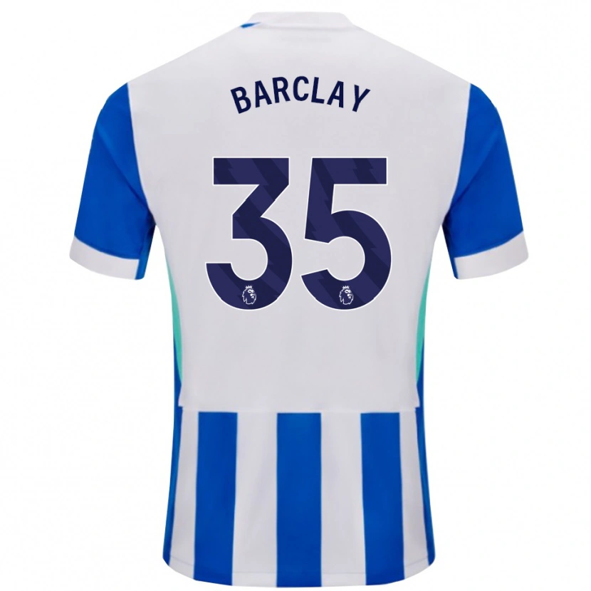 Danxen Damen Ben Barclay #35 Blau Weiß Heimtrikot Trikot 2025/26 T-Shirt Österreich