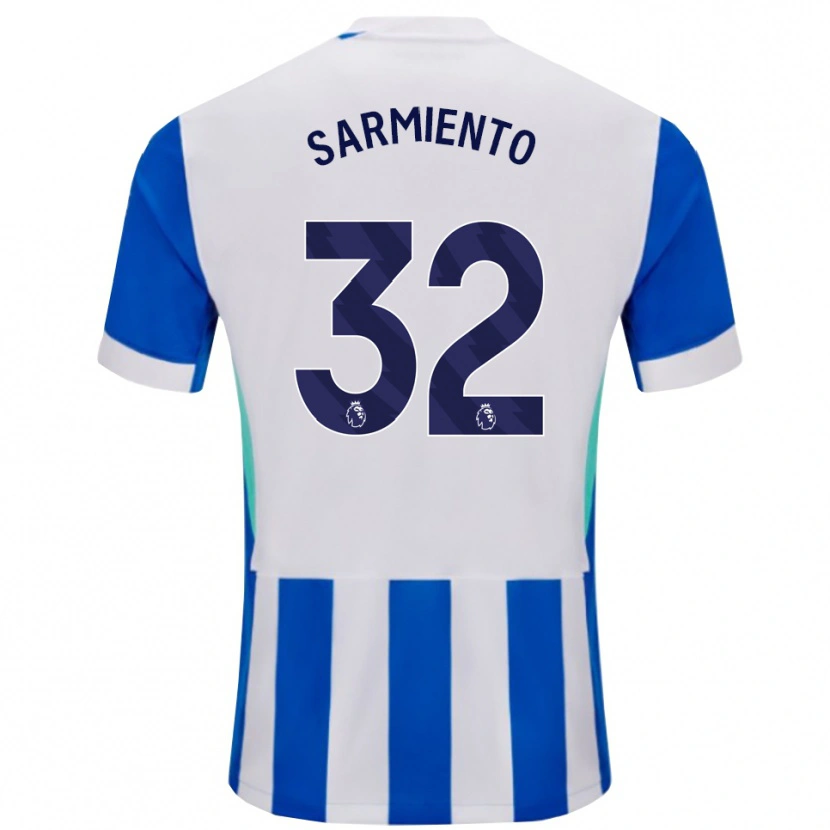 Danxen Damen Jeremy Sarmiento #32 Blau Weiß Heimtrikot Trikot 2025/26 T-Shirt Österreich