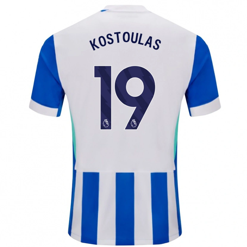 Danxen Damen Charalampos Kostoulas #19 Blau Weiß Heimtrikot Trikot 2025/26 T-Shirt Österreich