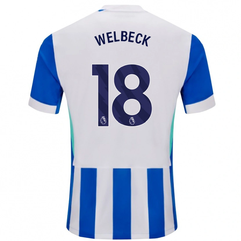 Danxen Damen Danny Welbeck #18 Blau Weiß Heimtrikot Trikot 2025/26 T-Shirt Österreich