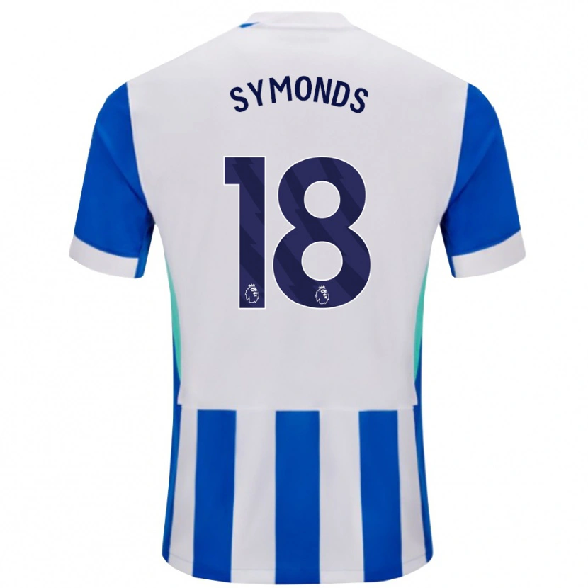 Danxen Damen Maisie Symonds #18 Blau Weiß Heimtrikot Trikot 2025/26 T-Shirt Österreich