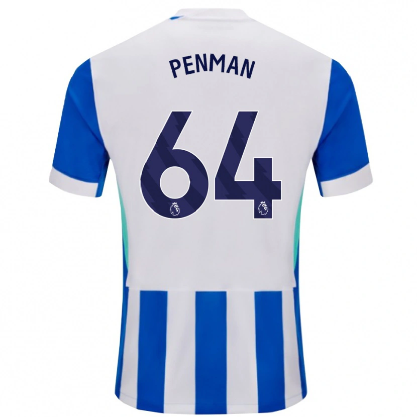 Danxen Damen Charlie Penman #64 Blau Weiß Heimtrikot Trikot 2025/26 T-Shirt Österreich
