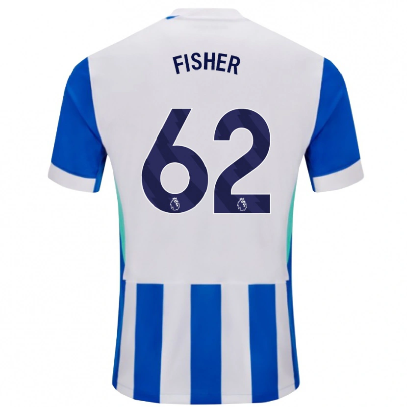 Danxen Damen Hugo Fisher #62 Blau Weiß Heimtrikot Trikot 2025/26 T-Shirt Österreich