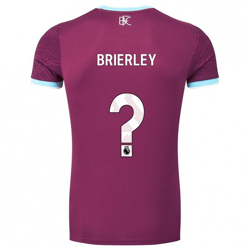 Danxen Damen George Brierley #0 Burgunderrot Himmelblau Heimtrikot Trikot 2025/26 T-Shirt Österreich
