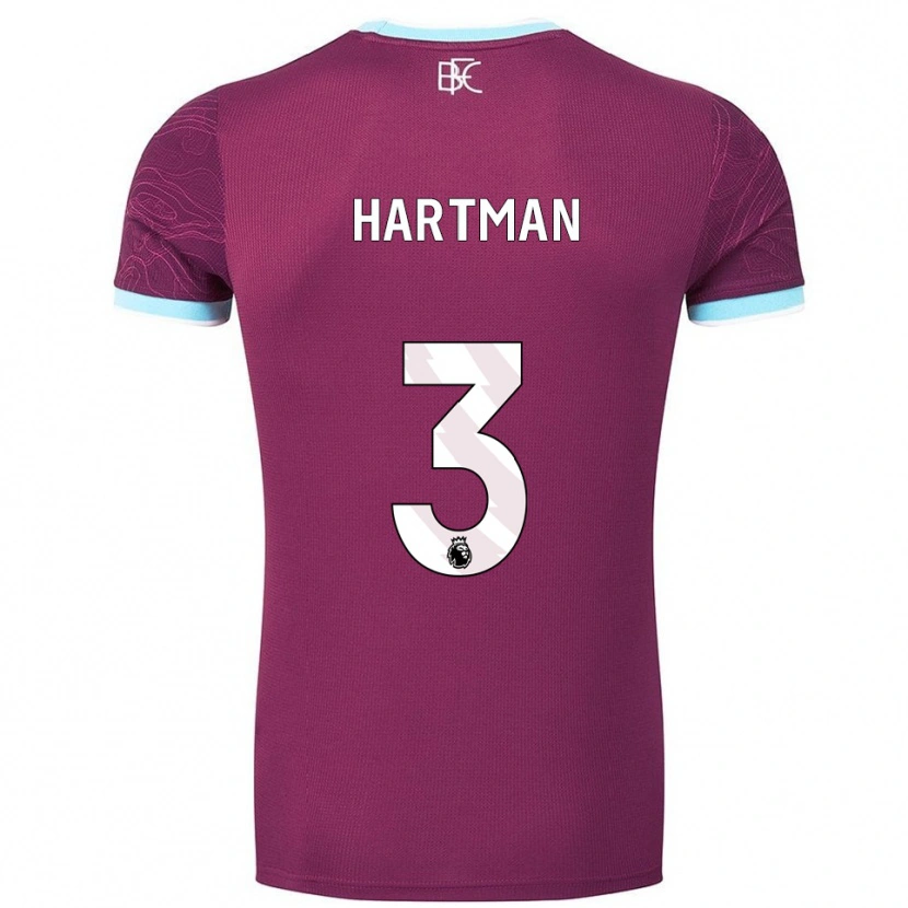 Danxen Damen Quilindschy Hartman #3 Burgunderrot Himmelblau Heimtrikot Trikot 2025/26 T-Shirt Österreich