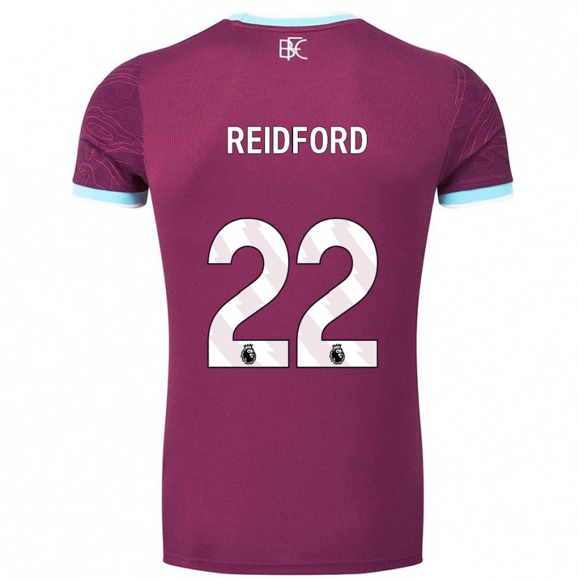 Danxen Damen Isabella Reidford #22 Burgunderrot Himmelblau Heimtrikot Trikot 2025/26 T-Shirt Österreich