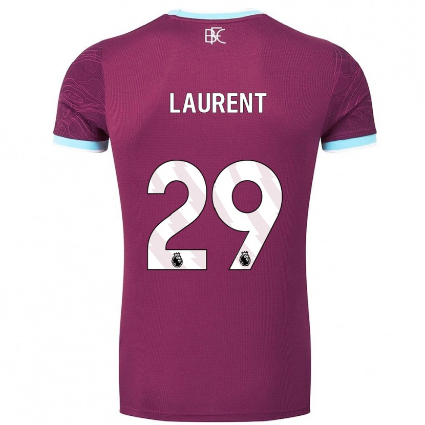 Danxen Damen Josh Laurent #29 Burgunderrot Himmelblau Heimtrikot Trikot 2025/26 T-Shirt Österreich