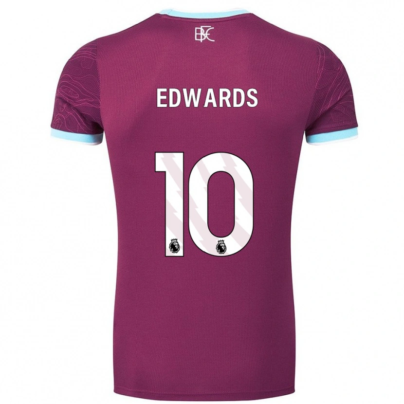 Danxen Damen Marcus Edwards #10 Burgunderrot Himmelblau Heimtrikot Trikot 2025/26 T-Shirt Österreich